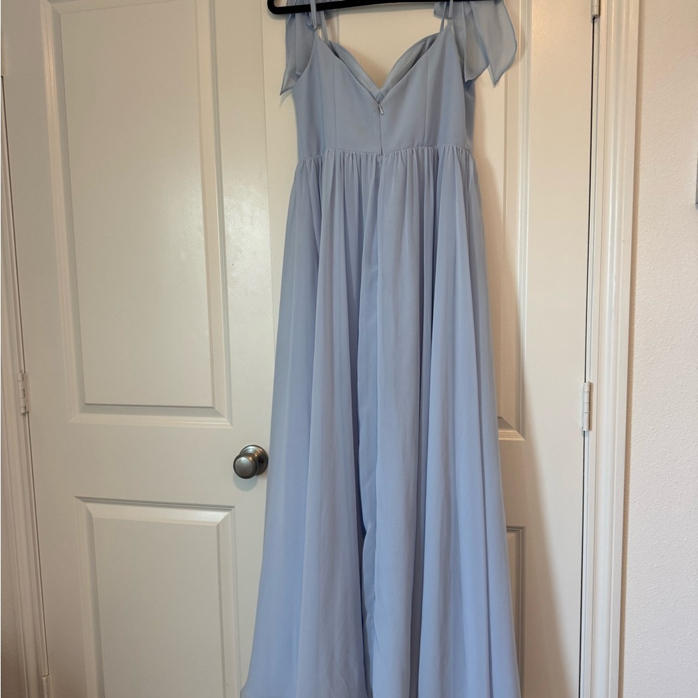 Revelry Serenity Chiffon Dress in Color Love is in the Air - Picture 3 of 7